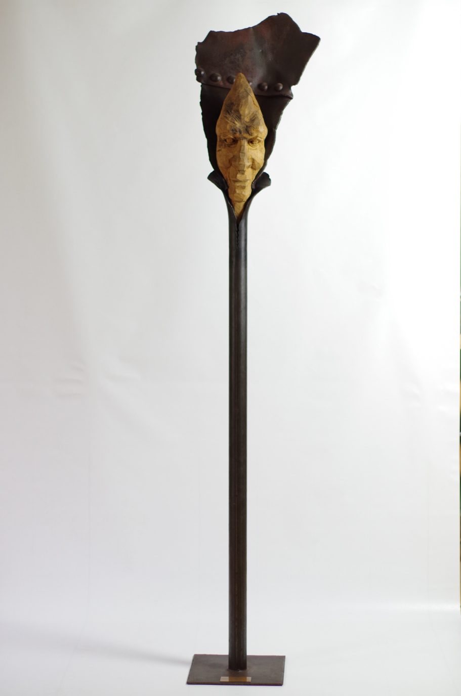 im Wind, Benjamin M. Fock, Benjamin M., Benjamin, Fock, Eiche, Holz, Holzbildhauer, Bildhauer, sculptor, oak, Stahl, steel